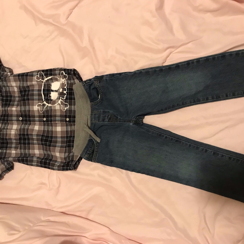 Amy Coe shirt 4T & Children's Place 3T jeans